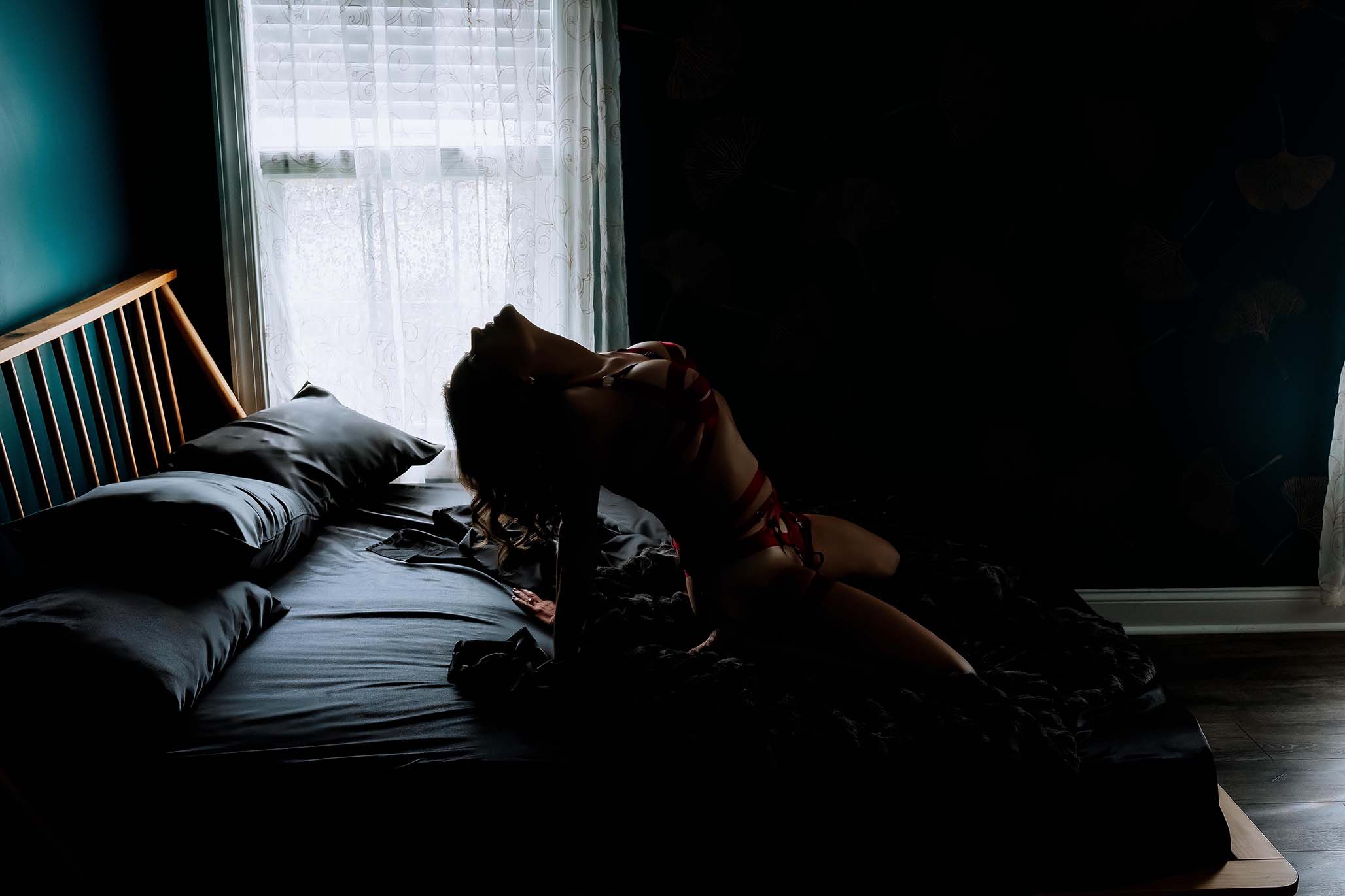 Empowering boudoir portrait session for women in Greenville, Swansboro, and New Bern NC.